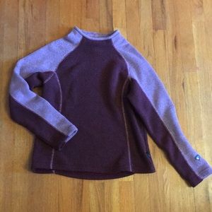 Kuhl women’s Alfpaca Fleece mock neck, sz medium